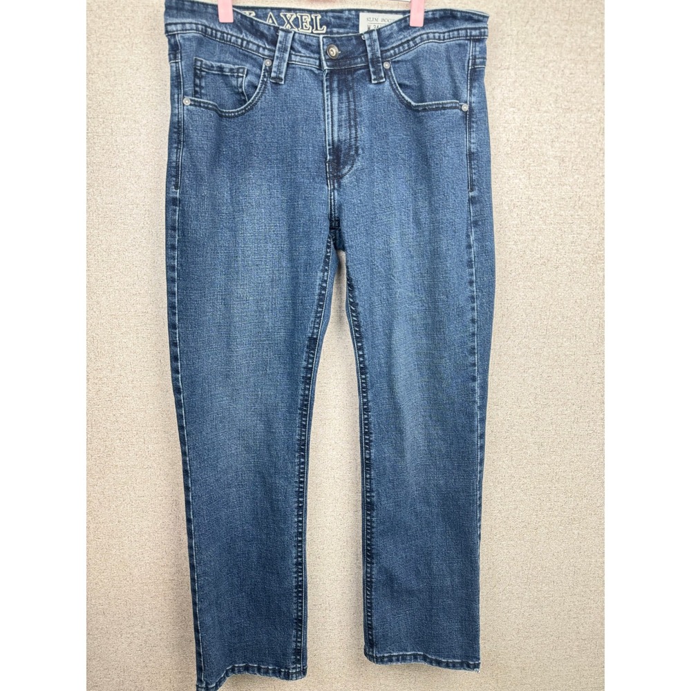 TK Axel Slim Boot Jeans — Men's 34x32 — Medium Blue Wash